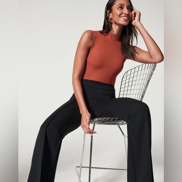 SPANX supersmooth PerfectFit Ponte Flare Pant Shaping Trouser Wide Leg 20252Q - Picture 16 of 17